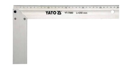YATO ΓΩΝΙΑ ΑΛΟΥΜΙΝΙΟΥ ΛΟΞΟΤΟΜΗΣΗΣ - ΓΩΝΙΟΜΕΤΡΟ 250mm