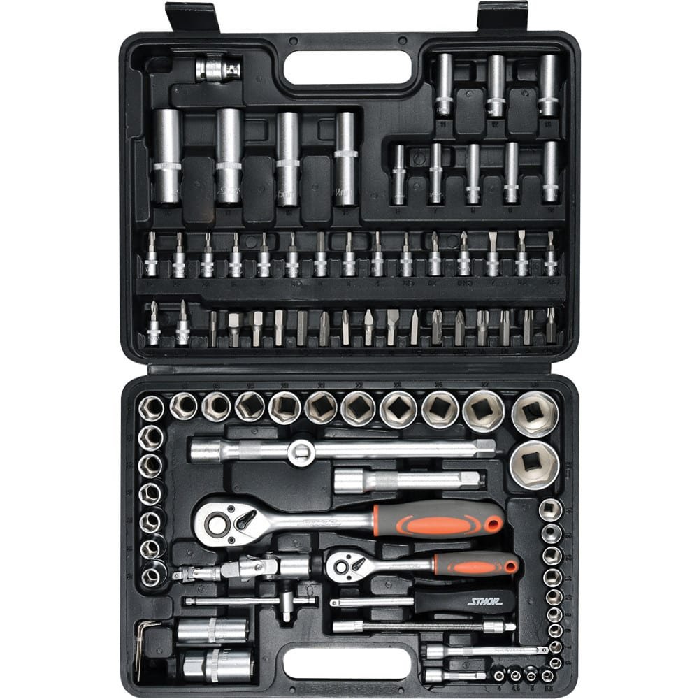 ΚΑΣΕΤΙΝΑ ΚΑΡYΔΑΚΙΑ 1/2"-1/4" ΣΕΤ 94ΤΜΧ. STHOR 58687