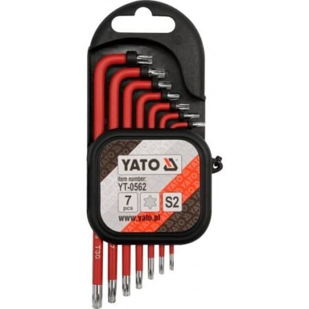 ΚΛΕΙΔΙΑ ΑΛΛΕΝ TORX LONG (ΜΑΚΡΙΑ) T1.27-10mm ΣΕΤ 7 ΤΜΧ. YT-0562