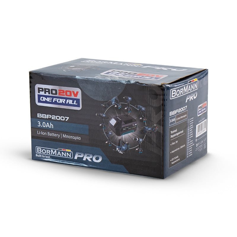 ΜΠΑΤΑΡΙΑ 20V ,Li-Ion-3.0Ah- PRO BBP2007 BORMANN - Image 4