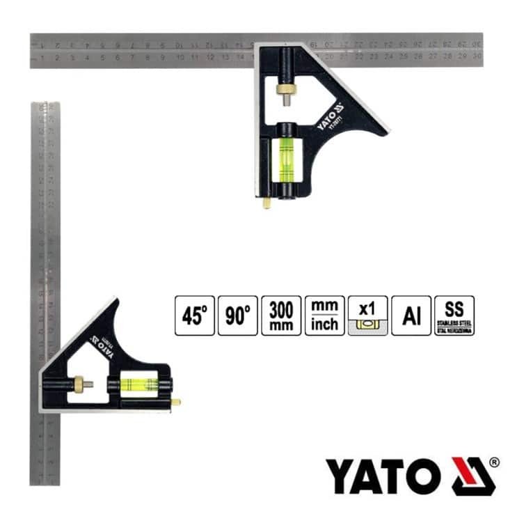 ΓΩΝΙΑ ΡΥΘΜΙΖΟΜΕΝΗ 300ΜΜ ΥΤ-70771 YATO