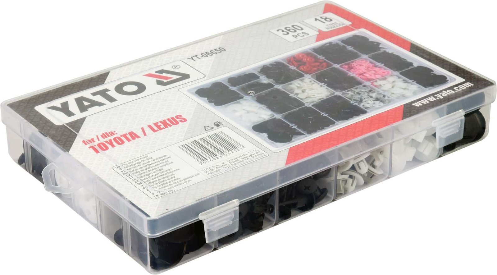 ΚΛΙΠΣ ΑYTOKINHΤΟΥ ΤΟΥΟΤΑ/LEXUS 360PCS YT-06650 ΔΙΑΘΕΣΙΜΟ ΚΑΤΟΠΙΝ ΠΑΡΑΓΓΕΛΙΑΣ
