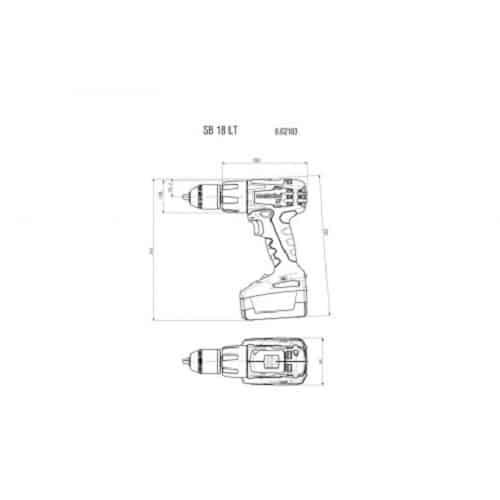 Metabo 18 Volt Combo ΣΕΤ Μπαταρίας 2.9.4 BS 18 LT BL + WB 18 LT BL Q - Image 6