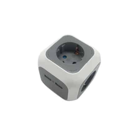 ΠΟΛΥΜΠΡΙΖΟ "ΚΥΒΟΣ" 4 ΘΕΣΕΩΝ ΚΑΙ 2 USB 3x1.5mm BCR1135