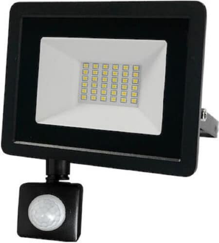 Bormann BLF1940 Προβολέας LED 10W Φυσικό Λευκό 4000K με Αισθητήρα Κίνησης