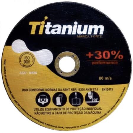 ΔΙΣΚΟΣ ΚΟΠΗΣ ΣΙΔΗΡΟΥ TITANIUM 125x1,0x 22ΜΜ