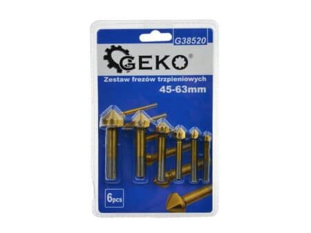 Σετ 6 ΦΡΕΖΕΣ ΜΕΤΑΛΛΟΥ ΤΙΤΑΝΙΟΥ 45-63mm, GEKO G38520