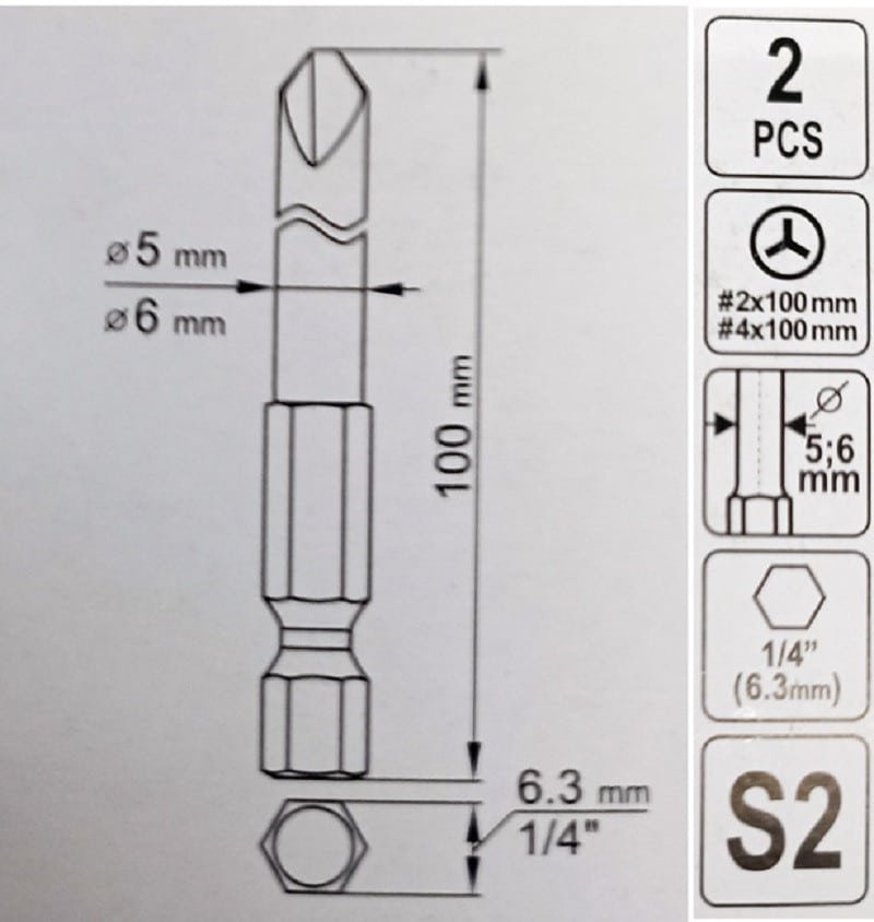ΜYTΕΣ ΣΕΤ 2 ΤΕΜ YT-0497 YATO 20000497 - Image 2