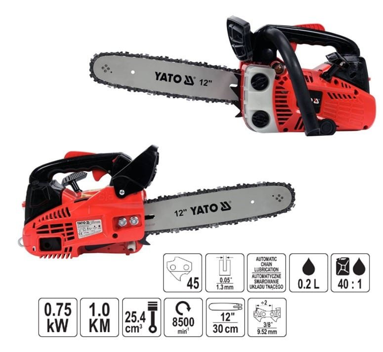 ΑΛΥΣΟΠΡΙΟΝΟ ΒΕΝΖΙΝΗΣ 24,4CC 1,1HP 30CM YT-84893 ΥΑΤΟ - Image 4