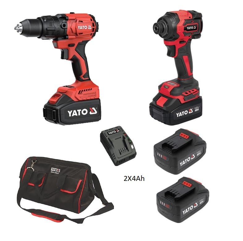 COMBO DYNAMIC ΣΕΤ ΔΡΑΠΑΝΟΚΑΤΣΑΒΙΔΟ 120Nm + ΠΑΛΜΙΚΟ + 2Χ4Ah + ΤΣΑΝΤΑ 20100200 ΥΑΤΟ