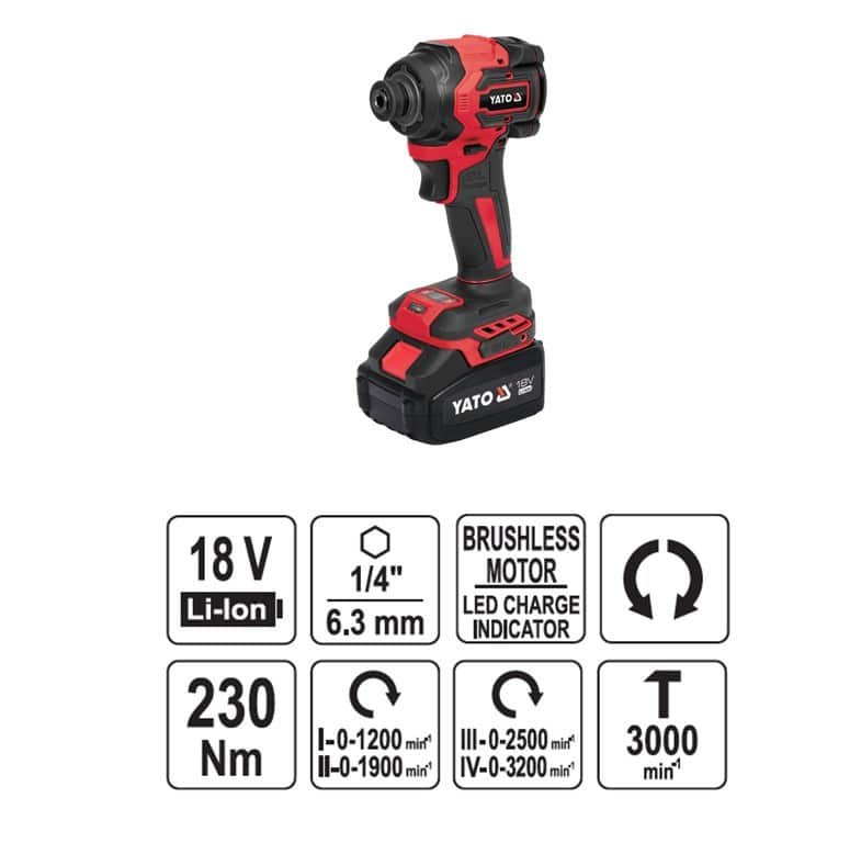 COMBO DYNAMIC ΣΕΤ ΔΡΑΠΑΝΟΚΑΤΣΑΒΙΔΟ 120Nm + ΠΑΛΜΙΚΟ + 2Χ4Ah + ΤΣΑΝΤΑ 20100200 ΥΑΤΟ - Image 3