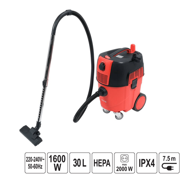 ΗΛΕΚΤΡΙΚΗ ΣΚΟΥΠΑ ΜΕ ΑΥΤΟΚΑΘΑΡΙΖΟΜΕΝΟ ΦΙΛΤΡΟ 1600W 30LT YT-85716