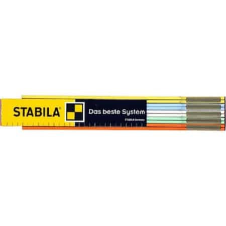 ΜΕΤΡΟ ΞΥΛΙΝΟ ΔΙΜΕΤΡΟ ΣΠΑΣΤΟ Stabila 2m ΓΕΡΜΑΝΙΑΣ