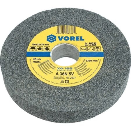 ΔΙΣΚΟΣ ΤΡΟΧΙΣΜΑΤΟΣ 150MM VOREL 08864 ΚΥΡΤΟΣ