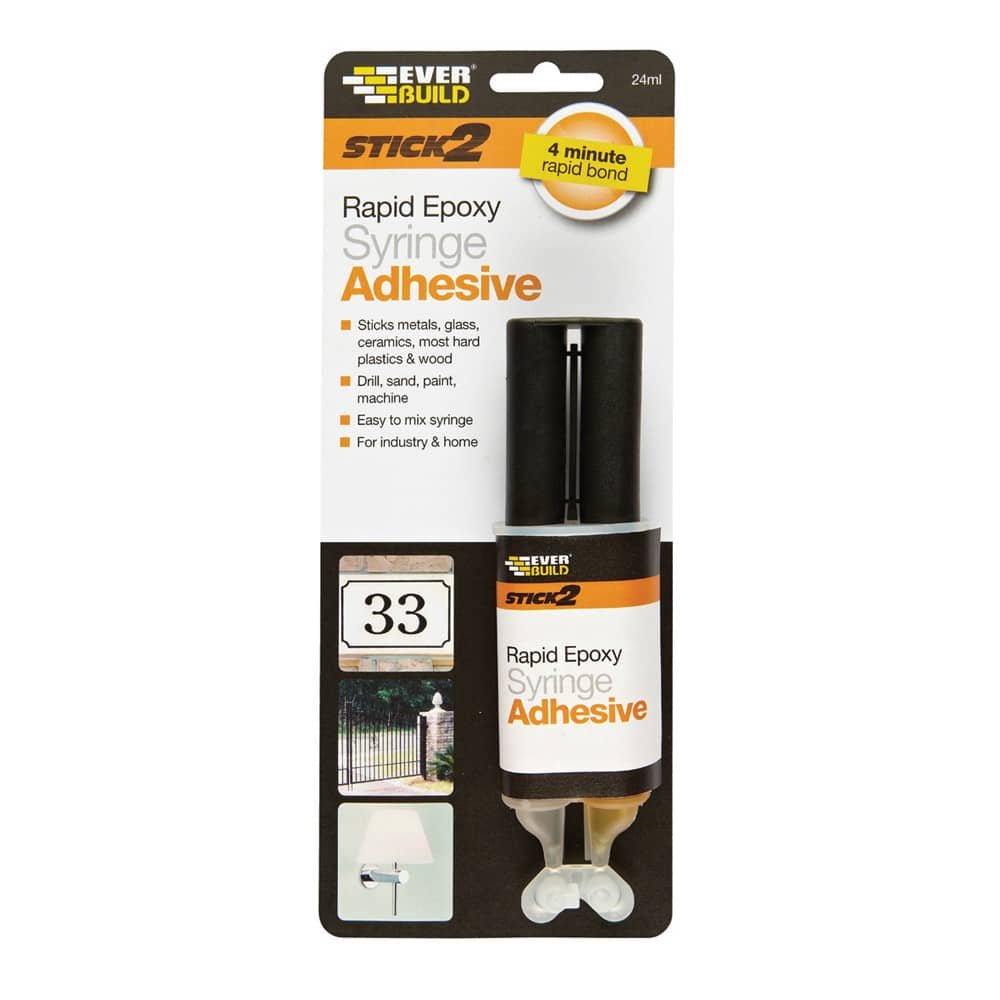 ΚΟΛΛΑ ΕΠΟΞΙΚΗ 2 ΣΥΣΤΑΤΙΚΩΝ EVERBUILD RAPID EPOXY SYRINGE