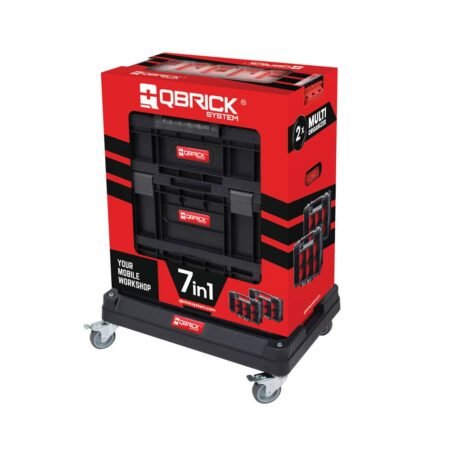 ΕΡΓΑΛΕΙΟΘΗΚΗ ΤΡΟΧΗΛΑΤΗ ΠΛΑΣΤΙΚΗ QBRICK TWO TRANSPORT PLATFORM ΣΕΤ 7 ΤΜΧ