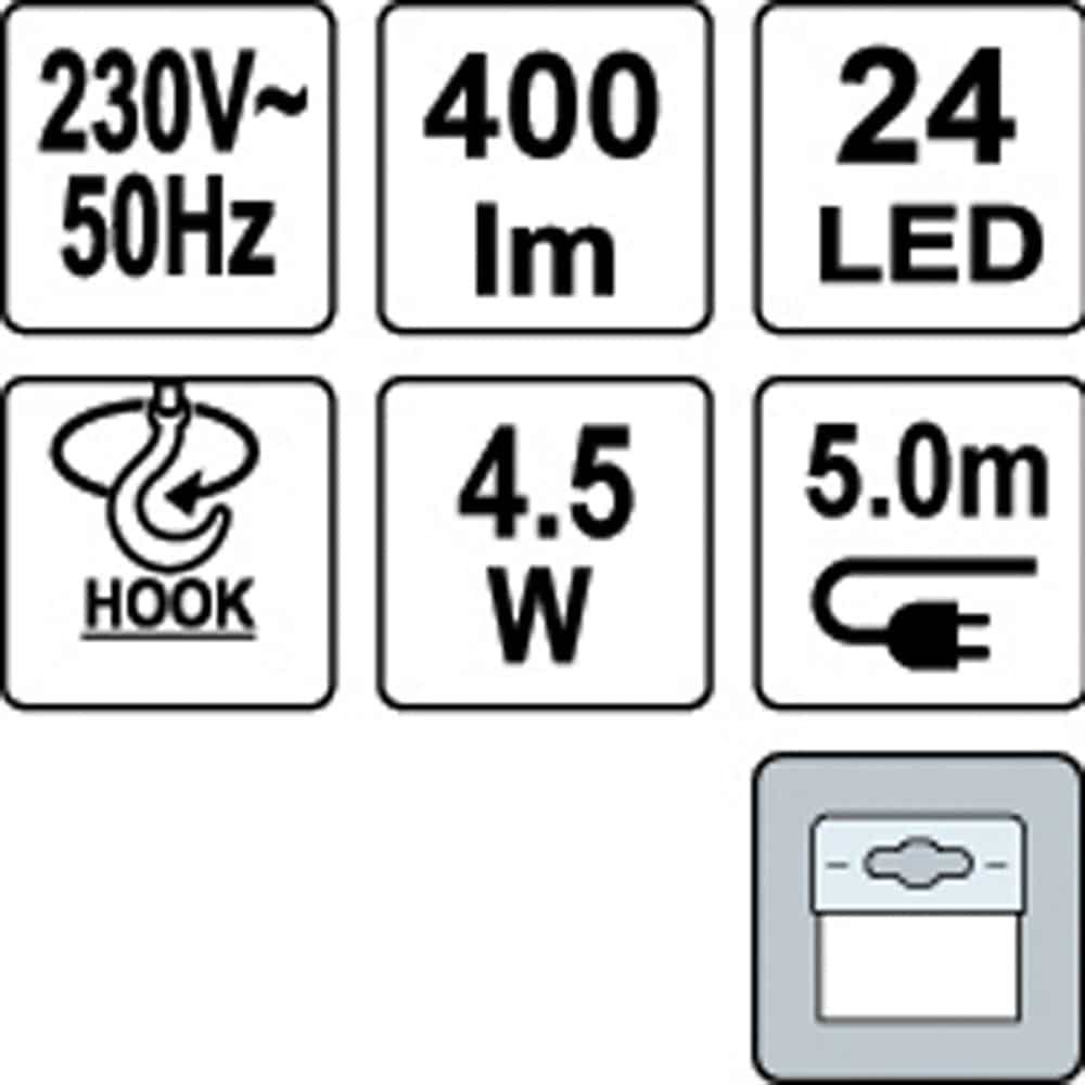 ΜΠΑΛΑΝΤΕΖΑ ΛΑΜΠΑ LED ΣΥΝΕΡΓΕΙΟΥ 4.5W 82706 VOREL - Image 2