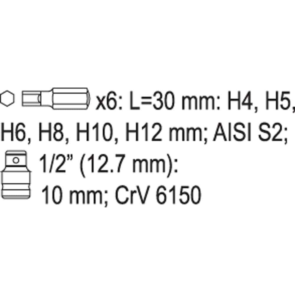 ΣΕΤ ΜYTΕΣ ALLEN 7 ΤΕΜ YT-0412 ΥΑΤΟ - Image 3