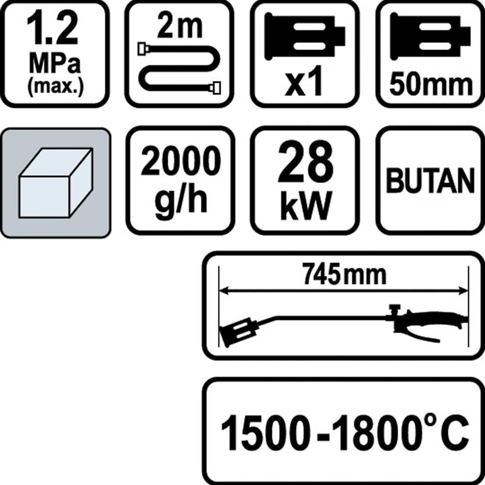 ΦΛΟΓΙΣΤΡΟ ΠΙΣΣΑΣ 50ΜΜ VOREL 73341 - Image 2