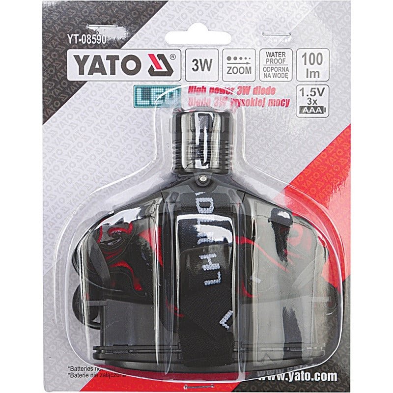 ΦΑΚΟΣ ΚΕΦΑΛΗΣ zoom 100lm YT-08590 YATO - Image 2