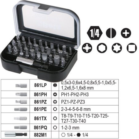Κασετίνα EASY μύτες 1/4" (31 τεμ) B008600992