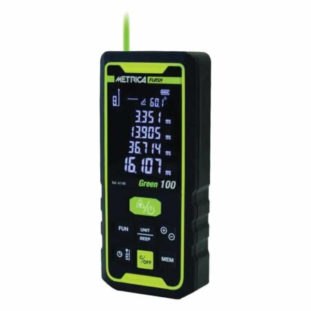ΛΕΙΖΕΡ Green laser μετρητής απόστασης 100m επαναφορτιζόμενες μπαταριές M61100