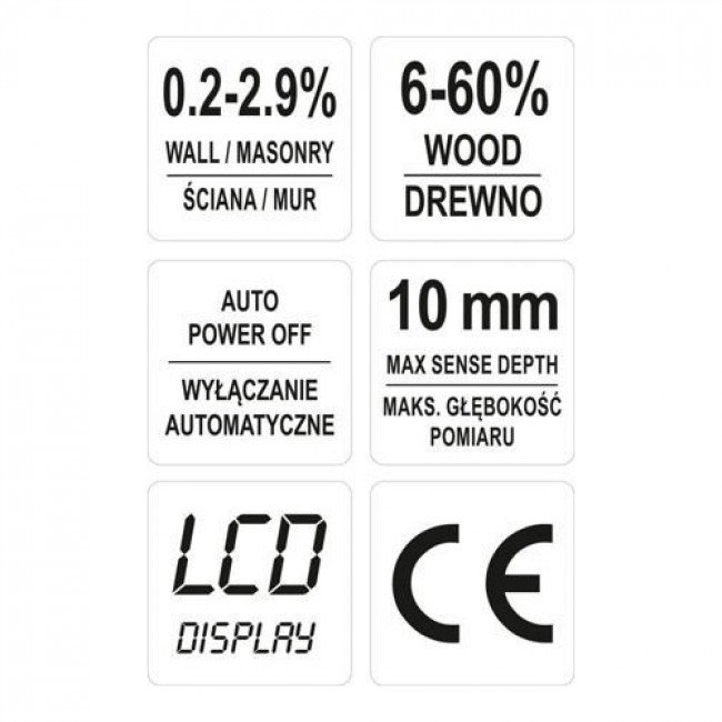 ΥΓΡΑΣΙΟΜΕΤΡΟ ΗΛΕΚΤΡΟΝΙΚΟ 0,2-60% ΥΤ-73141 - Image 3