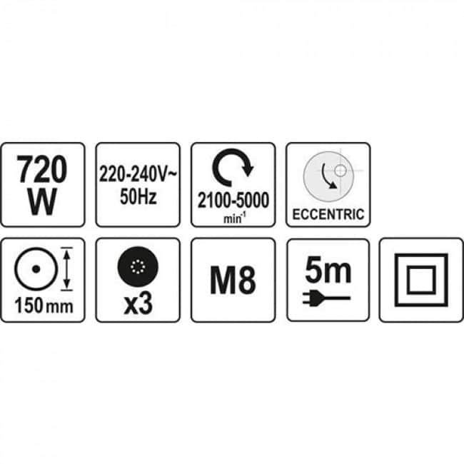 ΕΚΚΕΝΤΡΟΣ ΑΛΟΙΦΑΔΟΡΟΣ 720W 150ΜΜ ΥΤ-82200 - Image 3
