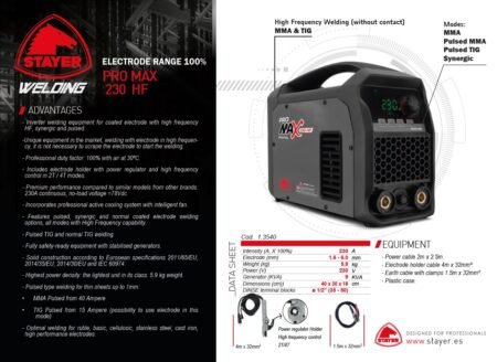 STAYER MMA PRO MAX 185 HF K ΥΨΙΣΥΧΝΗ ΕΚΚΙΝΗΣΗ