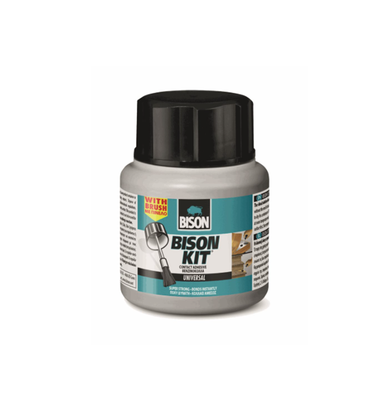 KIT ΡΕΥΣΤΗ ΒΕΝΖΙΝΟΚΟΛΛΑ ΔΟΧΕΙΟ ΜΕ ΠΙΝΕΛΟ 125ML BISON