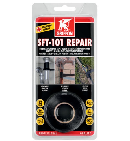 ΑΥΤΟΒΟΥΛΚΑΝΙΖΟΜΕΝΗ ΤΑΙΝΙΑ SFT-101 REPAIR ΜΑΥΡΟ ΡΟΛΟ 25MMX3MM GRIFFON
