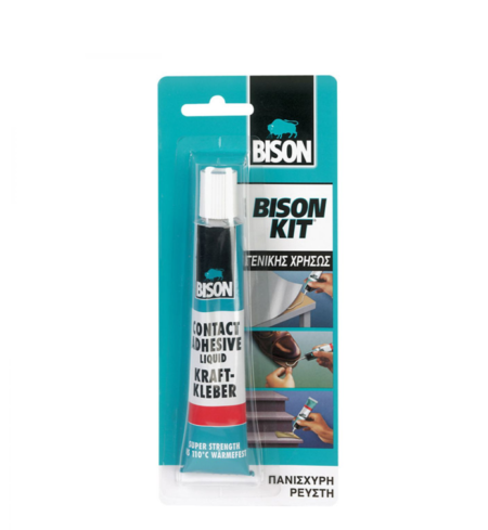 KIT ΡΕΥΣΤΗ ΒΕΝΖΙΝΟΚΟΛΛΑ ΔΙΑΦΑΝΗ BLISTER 50ML BISON