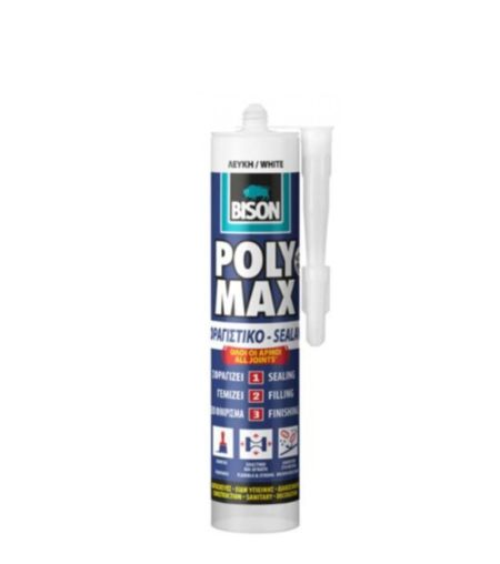 ΣΦΡΑΓΙΣΤΙΚΗ ΣΙΛΙΚΟΝΗ PM SEAL ΛΕΥΚΗ CQ 280ML BISON