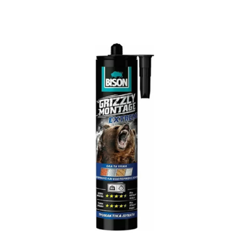 ΚΑΤΑΣΚΕΥΑΣΤΙΚΗ ΚΟΛΛΑ ΛΕΥΚΗ GRIZZLY MONTAGE EXTREME 440GR BISON 7001404