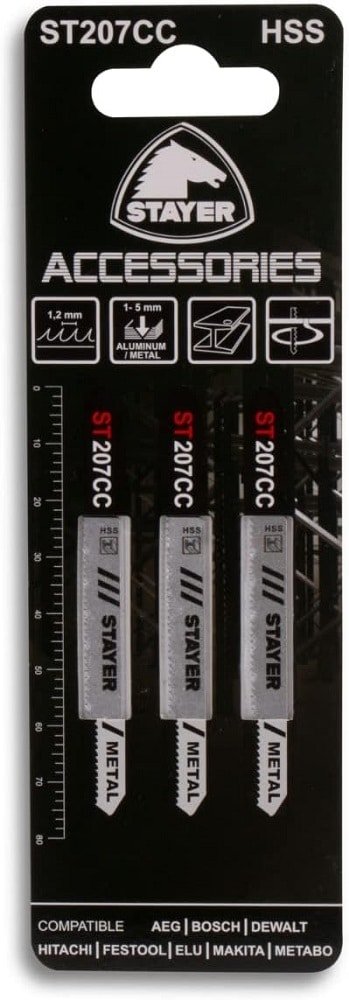 ΣΕΤ ΛΑΜΕΣ 3 ΤΕΜΑΧΙΩΝ STAYER ST207CC HSS