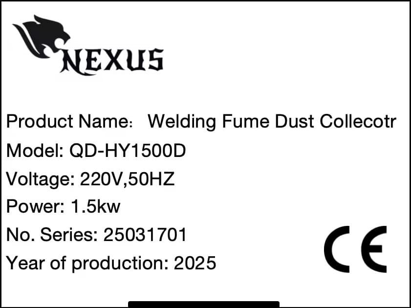 ΝΕΟΣ ΑΠΑΓΩΓΕΑΣ ΚΑΠΝΑΕΡΙΩΝ NEXUS 1500 WATT ΜΙΚΡΩΝ ΔΙΑΣΤΑΣΕΩΝ 99,9 CLEAN CAPACITY - Image 3