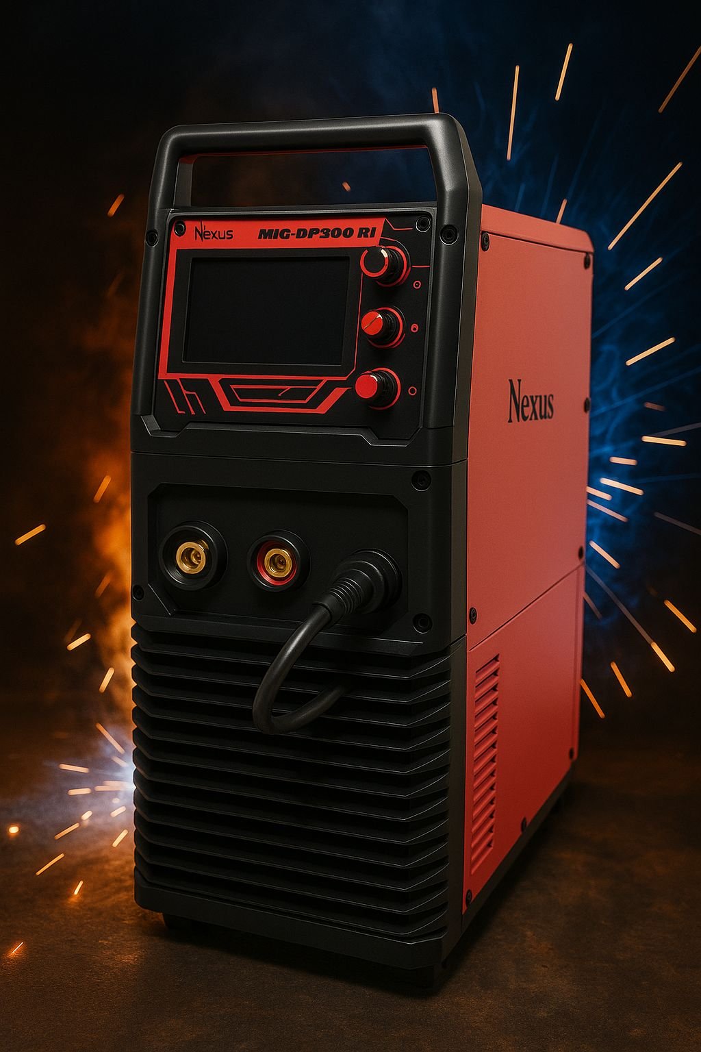 NEXUS MIG DUAL VOLTAGE 220V 250A /380V 300A DOUBLE PULSE AL SYNERGY