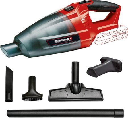 Einhell TE-VC 18V Li-solo ΕΠΑΝΑΦΟΡΤΙΖΟΜΕΝΟ ΣΚΟΥΠΑΚΙ ΧΕΙΡΟΣ ΧΩΡΙΣ ΜΠΑΤΑΡΙΑ ΦΟΡΤΙΣΤΗ ΚΟΚΚΙΝΟ