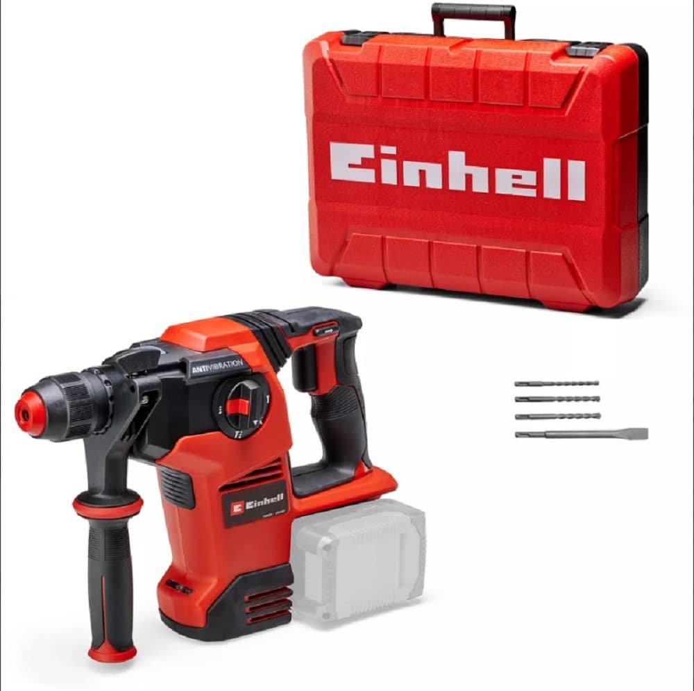 EINHELL ΚΡΟΥΣΤΙΚΟ ΣΚΑΠΤΙΚΟ ΠΙΣΤΟΛΕΤΟ ΜΠΑΤΑΡΙΑΣ TP-HD 36/30 Li +4 SDS PLUS ΥΠΟΔΟΧΗ ΜΟΝΟ ΣΩΜΑ 4513983