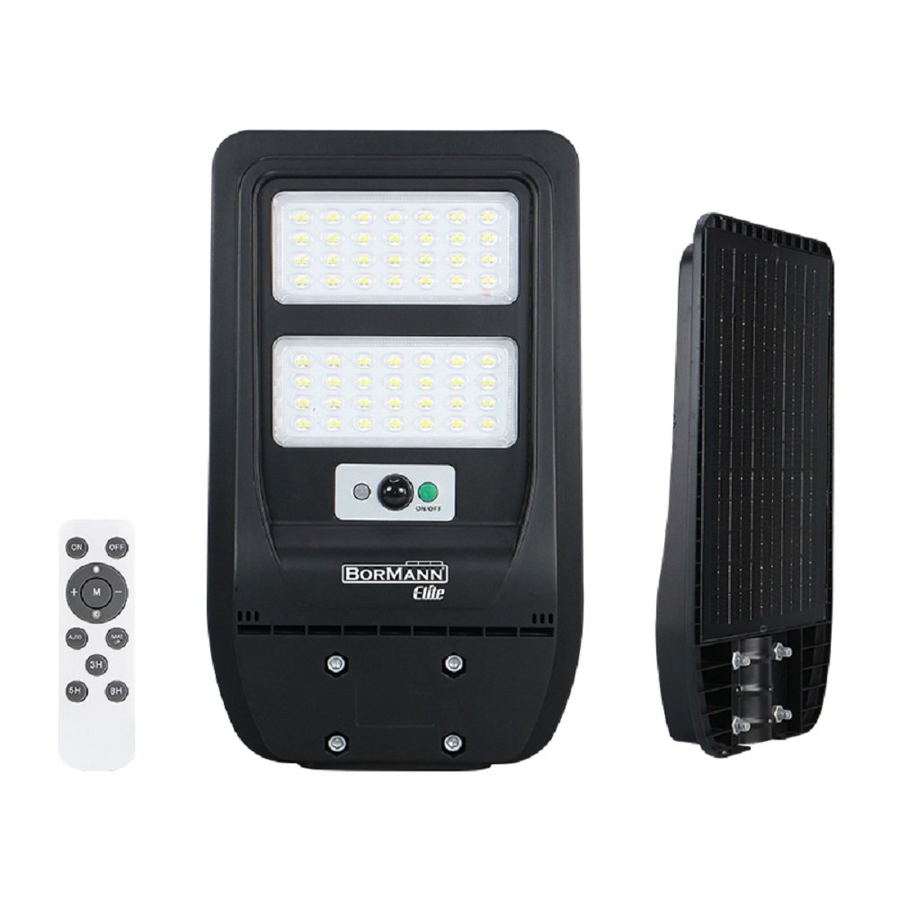 ΗΛΙΑΚΟ ΦΩΤΙΣΤΙΚΟ ΔΡΟΜΟΥ Led 200W, ΑΔΙΑΒΡΟΧΟ ΜΕ ΦΩΤΟΒΟΛΤΑΙΚΟ ΠΑΝΕΛ ΕΝΣΩΜΑΤΩΜΕΝΟ BORMANN BLF3200