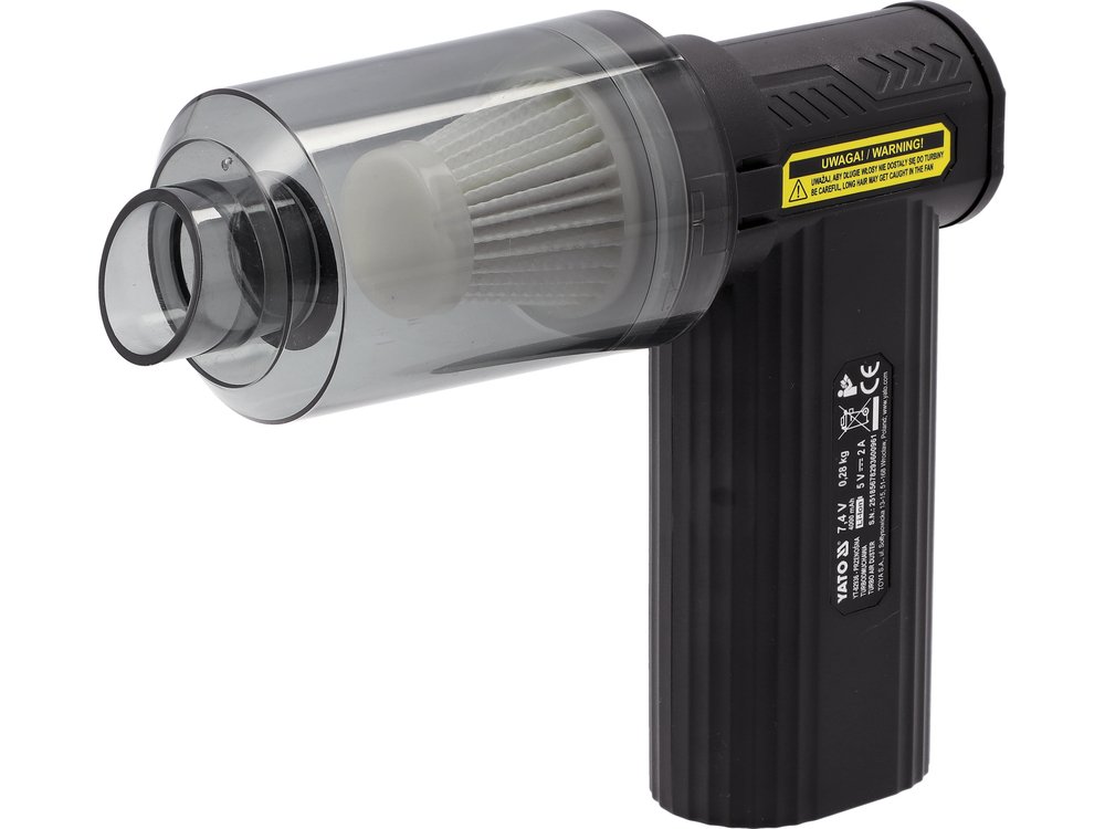 ΜΙΝΙ ΣΚΟΥΠΑ ΜΕ ΦΥΣΗΤΗΡΑ TURBO ΜΕ ΑΞΕΣΟΥΑΡ YT-82396 YATO ΑΝΑΜΕΝΕΤΑΙ